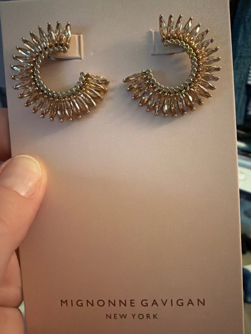 Mignonne Gavigan crystal earrings